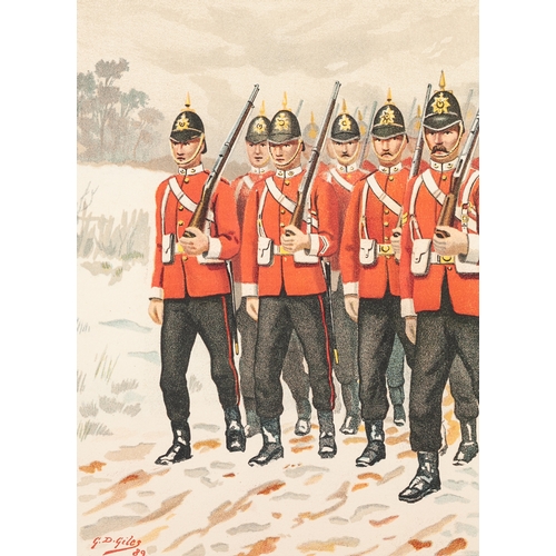 187 - TWENTY SEVEN COLOUR BOOKPLATE PRINTS OF MILITARY FIGURES
9 ½” x 7 ¼” (24.1cm x 18.4cm)
all mounted b... 