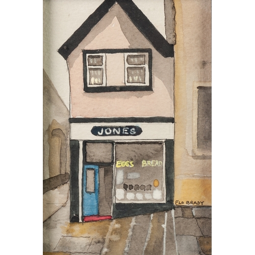 302 - FLO BRADY (20th/21st CENTURY)
FOUR WATERCOLOURS
'Jehovah's Witnesses'
6 1/2