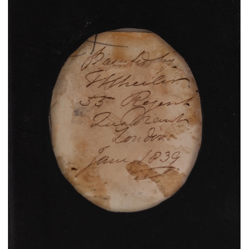 7 - T. WHEELER, A GOOD OVAL PORTRAIT MINIATURE ON IVORY OF A YOUNG GENTLEMAN, inscribed verso 'Painted b... 