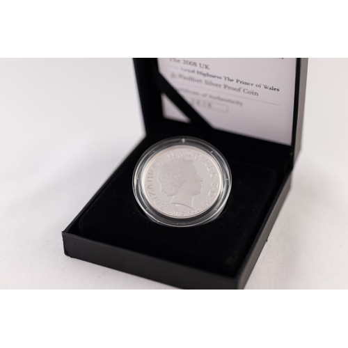 119 - ELIZABETH II ROYAL MINT 2008 LIMITED EDITION PIEDFORT PROOF SILVER FIVE POUNDS COMMEMORATIVE COIN PR... 