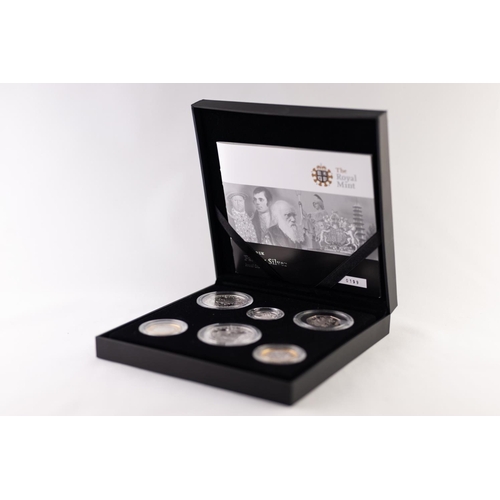 126 - ELIZABETH II ROYAL MINT 2009 LIMITED EDITION PROOF SILVER AND GILT 'FAMILY SILVER' SIX COIN COLLECTI... 