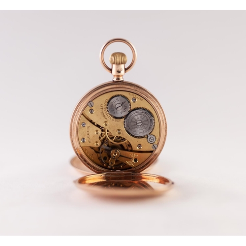 231 - THOMAS RUSSELL AND SON, LIVERPOOL 'PREMIER' 9ct GOLD FULL HUNTER POCKET WATCH, with Swiss keyless mo... 