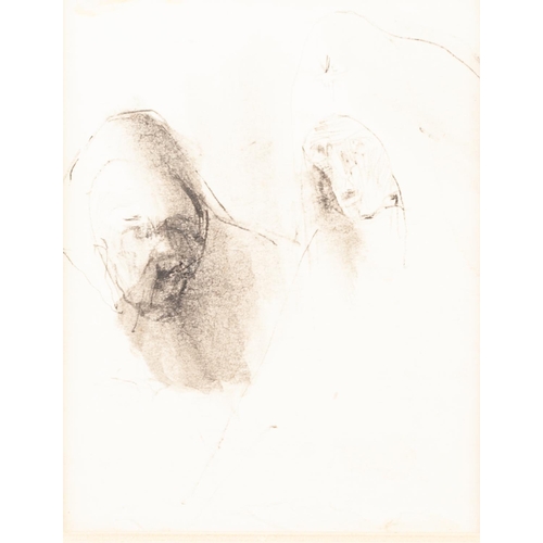 2 - ATTRIBUTED TO FRANCIS BACON (1909-1992)
PEN AND GREY INK DRAWING
Three figure studies
Unsigned
4 1/4... 