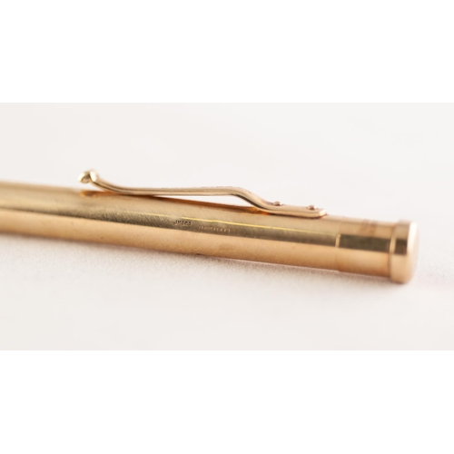 260F - 9ct GOLD YARD-O-LEAD PROPELLING PENCIL, 22.82g