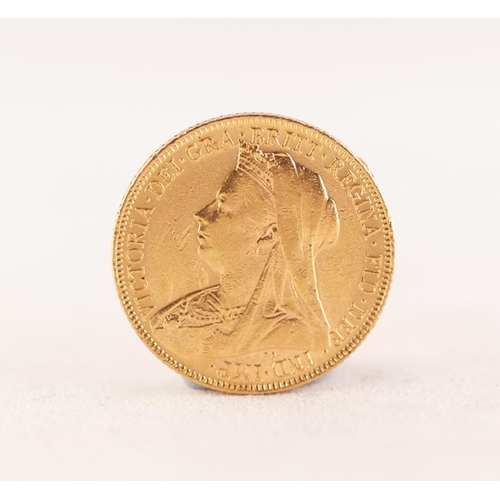 193 - VICTORIA GOLD SOVEREIGN 1900 (VF)