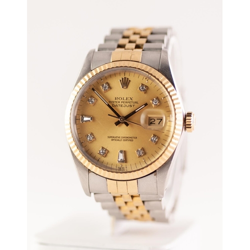 GENTS ROLEX OYSTER PERPETUAL DATEJUST SUPERLATIVE CHRONOMETER