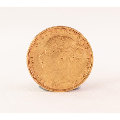 149 - VICTORIAN GOLD SOVEREIGN, 1885 (F)