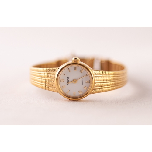 85 - LADY'S ROTARY QUARTZ GOLD PLATED BRACELET WATCH and two ladies Accurist QUARTZ GOLD PLATED BRACELET ... 