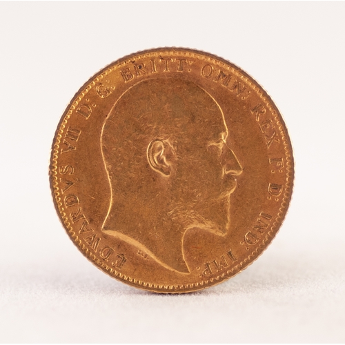 218 - EDWARD VII UK 1903 GOLD SOVEREIGN