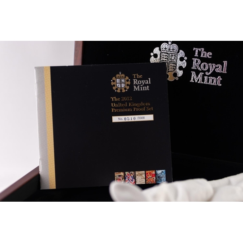 247 - *ELIZABETH II ROYAL MINT 2012 LIMITED EDITION PREMIUM PROOF COLLECTION EDITION OF 3500, NO510 COMPRI... 