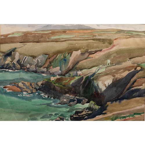 66 - IAN McDONALD GRANT (1904 - 1993)
WATERCOLOUR DRAWING
Porthglaze Cove, Cornwall
Signed lower right an... 