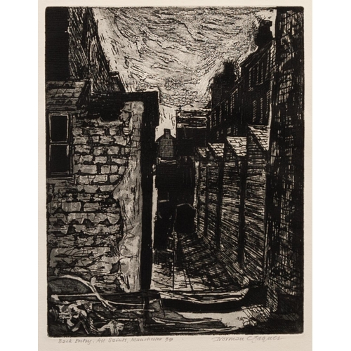 90 - NORMAN C JAQUES (1922-2014) 
TWO ARTIST SIGNED LIMITED EDITION ETCHINGS WITH AQUATINT 
‘Rosamond St.... 