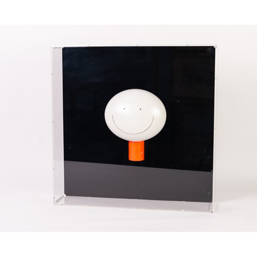 198 - DOUG HYDE (b.1972)  
WALL MOUNTED COLOURED RESIN SCULPTURE  ‘Smile’  
Unsigned  
15 ¾” x 15 ¾” (40cm... 