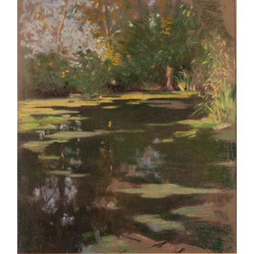 148 - LANCELOT PERCIVAL ROBERTS (1883-1950)
PASTEL DRAWING
Pond and Trees
11