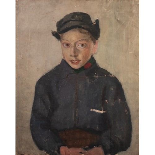 151 - HARRY RUTHERFORD (1903 - 1985)
OIL PAINTING ON CANVAS
'Portrait of Billie'
19 1/2