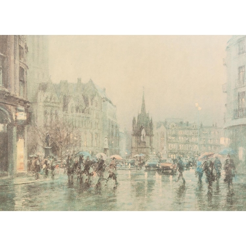 144 - BOB RICHARDSON (b.1938) 
SIX COLOUR PRINTS 
TWO ARTIST SIGNED LIMITED EDITIONS 
Rainy day in Albert ... 