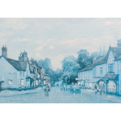 144 - BOB RICHARDSON (b.1938) 
SIX COLOUR PRINTS 
TWO ARTIST SIGNED LIMITED EDITIONS 
Rainy day in Albert ... 