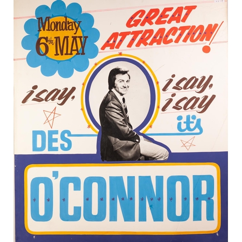 120 - CIRCA 1960's/70's GOLDEN GARTER THEATRE - WYTHENSHAWE front of house poster DES O'CONNOR and another... 