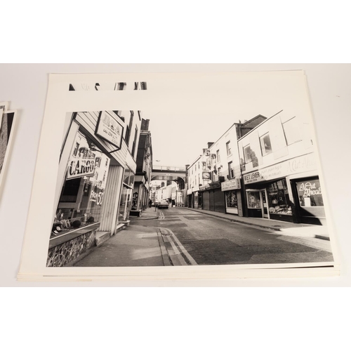 92 - * LARGE FORMAT BLACK & WHITE PHOTOGRAPHS of Stockport and Manchester including Stockport Market ... 