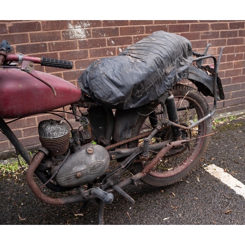 206 - FRANCIS BARNETT MOTORCYCLE WITH VILLIERS ENGINE, first registered 1950, registration number DRN152, ... 