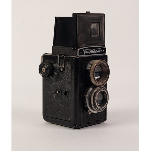 80 - VOIGHTLANDER ‘BRILLIANT’ TWIN LENS REFLEX ROLL FILM CAMERA COMPUR-RAPID LENS