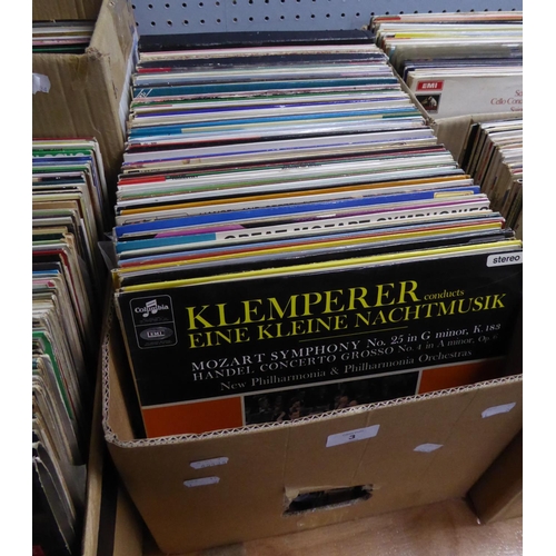 3 - VINYL RECORDS, CLASSICAL. Klemperer- Eine Kleine Nachtmusik, Columbia, SAX 5252, (red semi label). L... 