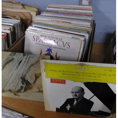 7 - VINYL RECORDS, CLASSICAL. Barbirolli- Elgar Symphony no 1, HMV, ASD 540, (red semi label). Stader- I... 