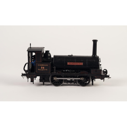 7 - KIT BUILT 'O' GAUGE TWO RAIL ELECTRIC 0-4-0 TANK LOCOMOTIVE No. 38 'PROMETHEUS' IN CAMBRIAN RAILWAYS... 