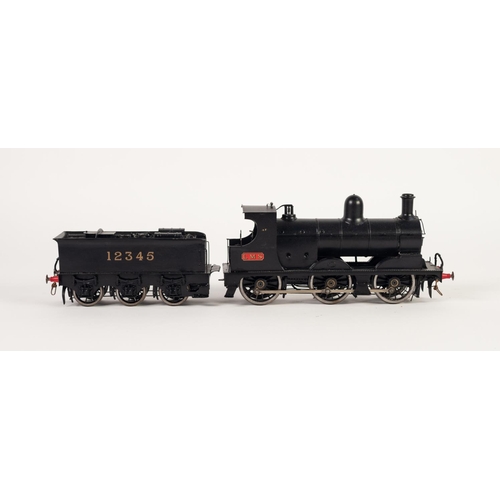 9 - KIT BUILT 'O' GAUGE TWO RAIL ELECTRIC 0-6-0 J39 CLASS LOCOMOTIVE AND TENDER No. 12345 (Ex-Lyr) in LM... 