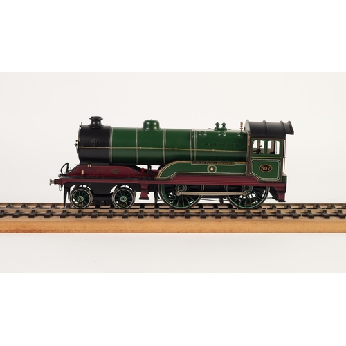 15 - GLADIATOR MODELS 'O' GAUGE TWO RAIL ELECTRIC G.C.R. CLASS 11A 4-4-0 LOCOMOTIVE - 'GERARD POWYS DEWHU... 