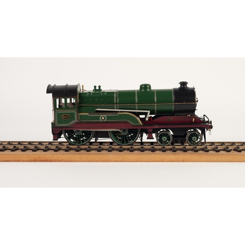 15 - GLADIATOR MODELS 'O' GAUGE TWO RAIL ELECTRIC G.C.R. CLASS 11A 4-4-0 LOCOMOTIVE - 'GERARD POWYS DEWHU... 