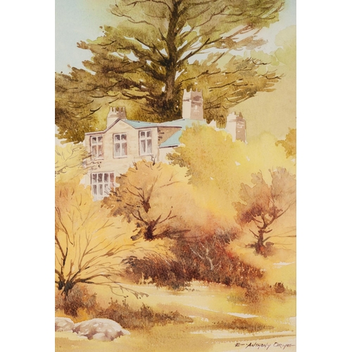 258 - ANTHONY ORME (b.1945) FOUR WATERCOLOUR DRAWINGS Landscapes Signed 11” x 15” (28cm x 38.1cm) and smal... 