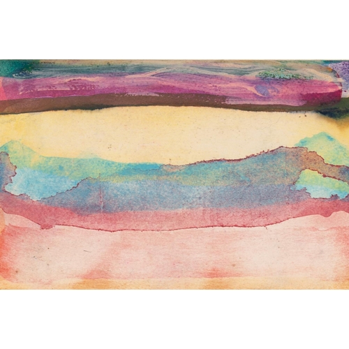 254 - LESLEY WOODSTOCK (TWENTIETH/ TWENTY FIRST CENTURY) EIGHT WORKS FOUR WATERCOLOUR DRAWINGS Landscapes ... 