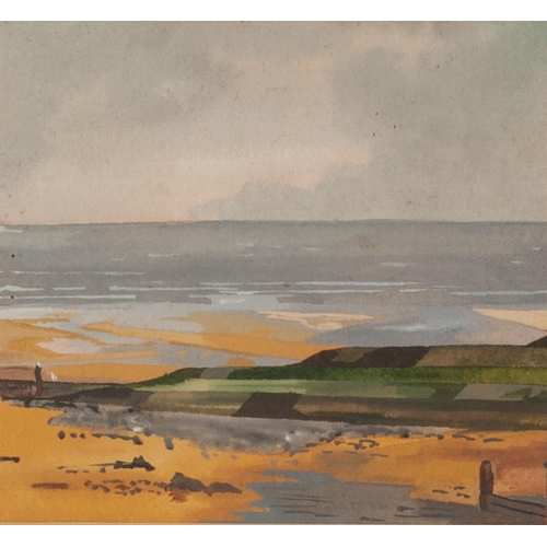 249 - CLIFF HIGGINSON (TWENTIETH CENTURY) ACRYLIC‘Sunset at Porthbear, Cornwall’ Signed, titled to label 9... 