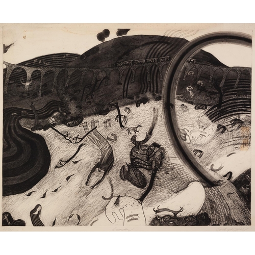 202 - GARETH JOHN JONES (TWENTIETH/ TWENTY FIRST CENTURY) THREE ARTIST SIGNED LIMITED EDITION ETCHINGS ‘Qu... 