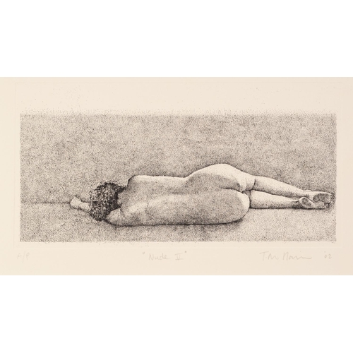 159 - MICHAEL HARRISON (TWENTIETH CENTURY) TWO ARTIST SIGNED LIMITED EDITION ETCHINGS ‘Nude V’, (20)02, (A... 