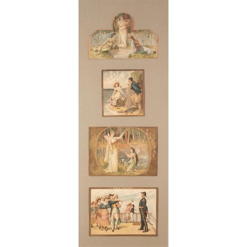 111 - AFTER A. HAVERS and others, 4 VINTAGE CHROMOLITHOGRAPHS Two titled 'HMS Pinafore' and 'Iolanthe', in... 