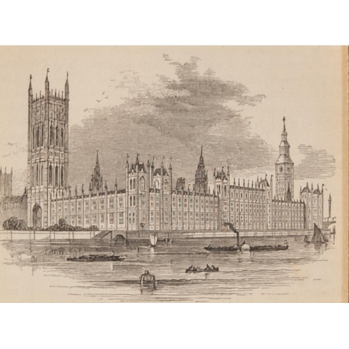 109 - 19th CENTURY ENGRAVINGS (BOOKPLATES), VARIOUS ARTISTS, 9 LONDON TOPOGRAPHICAL SCENES, including 'The... 