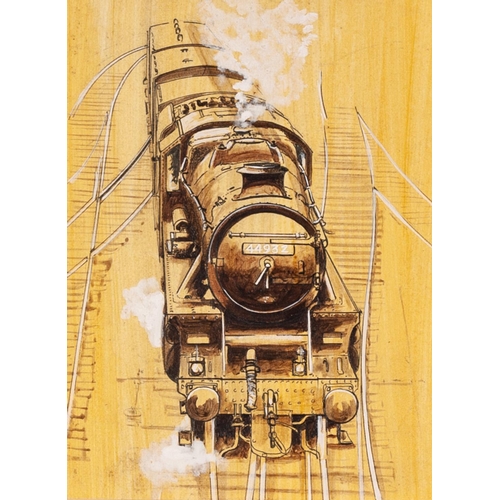 252 - JOE SPARK (TWENTIETH CENTURY) THREE PEN AND WASH DRAWINGS, heightened in white 'Old Church Yard, Cho... 