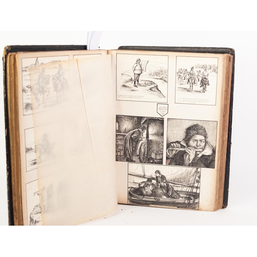 1 - OVER 400 VICTORIAN PEN AND INK COMIC STRIP ILLUSTRATIONS-J Warren Law (19TH Century) an important ar... 