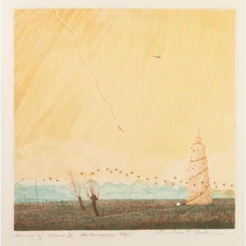 120 - MICHAEL OELMAN (b.1941) SET OF SEVEN ARTIST SIGNED LIMITED EDITION ETCHINGS IN COLOURS ‘Journeys of ... 