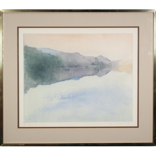 188 - DEREK WILKINSON (1929-2001) ARTIST SIGNED LIMITED EDITION COLOUR PRINT‘After Summer’, (58/90) 15” x ... 