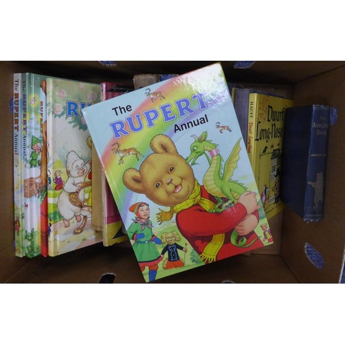 30 - CHILDRENS. The Rupert Annual 2004, signed with dedication from the illustrator ‘To Angela with best ... 