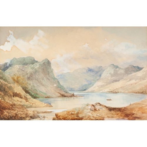 241 - ALEX LEGGETT (late 19th Century) PAIR OF WATERCOLOURS Highland landscapes Both signed lower right, t... 