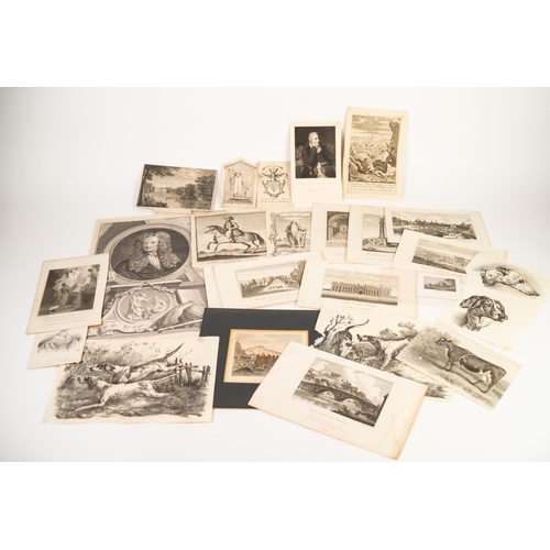 100 - SELECTION OF 19th CENTURY AND EARLIER ETCHED AND ENGRAVED BOOKPLATES, various sizes including nine a... 