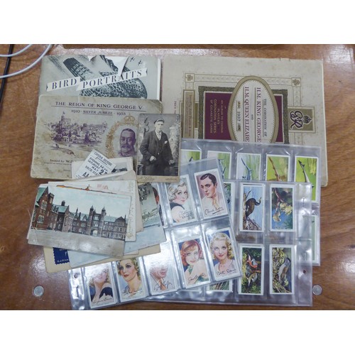 87 - THREE SETS OF JOHN PLAYER CIGARETTE CARDS, loose in specialist polythene ring binder pages, viz film... 