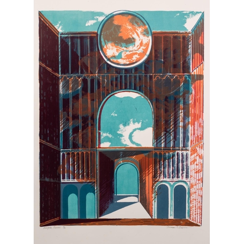 67 - NORMAN JAQUES (1922-2014) TWO LIMITED EDITION COLOUR PRINTS ‘Norfolk Ruin’, (5/10), signed 24” x 18”... 