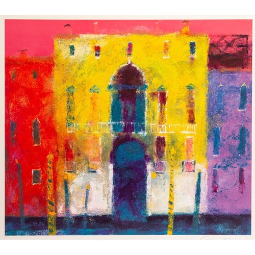 3 - † CAROLINE BAILEY SIGNED ARTIST PROOF COLOUR PRINT The Grand Canal Venice 13 ¾” x 16 ½” (35cm x 42cm... 