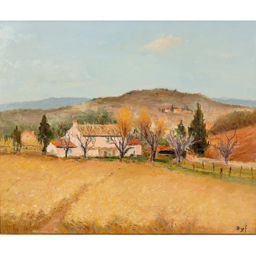 27 - † MARCEL DYF (1899 - 1985) OIL ON CANVAS Maison Rose en Provence Signed lower right, executed 1983 1... 