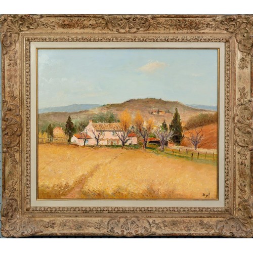 27 - † MARCEL DYF (1899 - 1985) OIL ON CANVAS Maison Rose en Provence Signed lower right, executed 1983 1... 